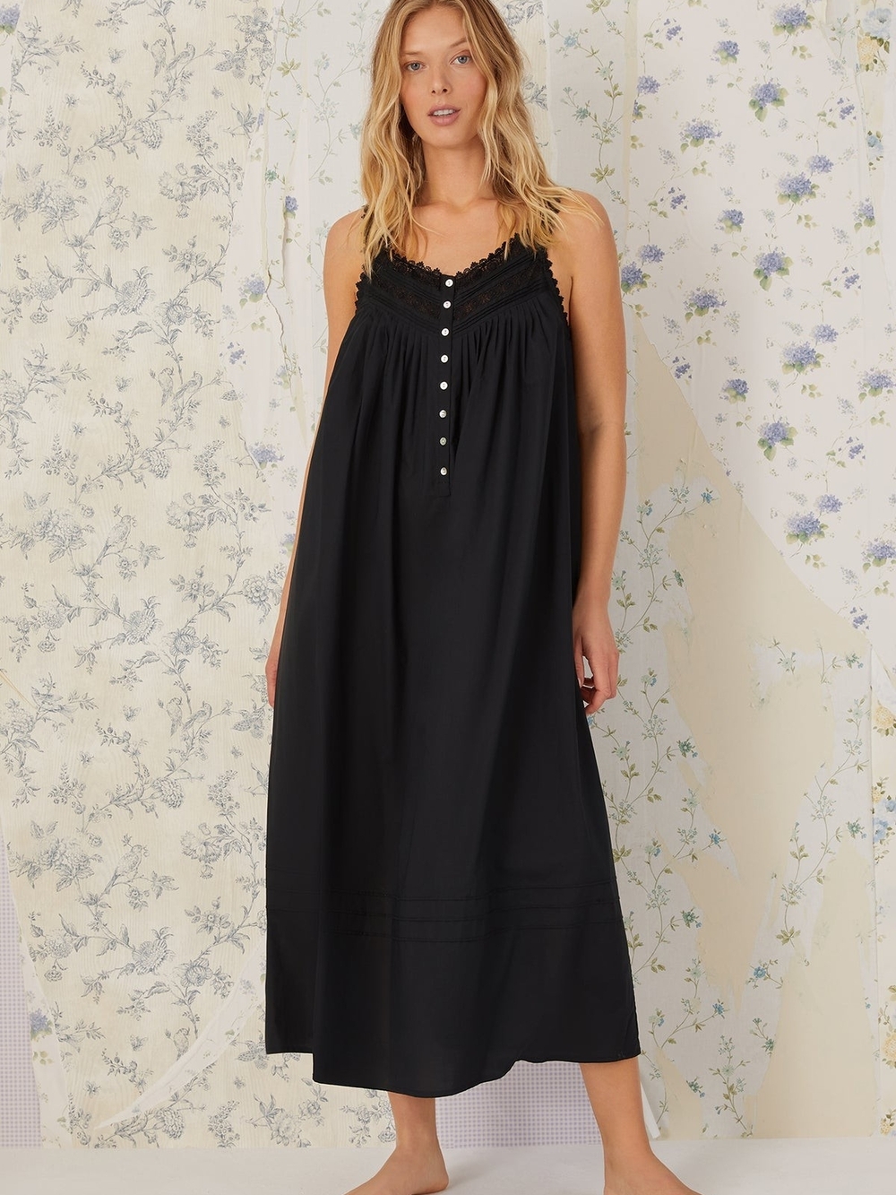 Eileen West Couture Black Sleeveless Heirloom Dream Ballet Gown - Picture 2 of 5